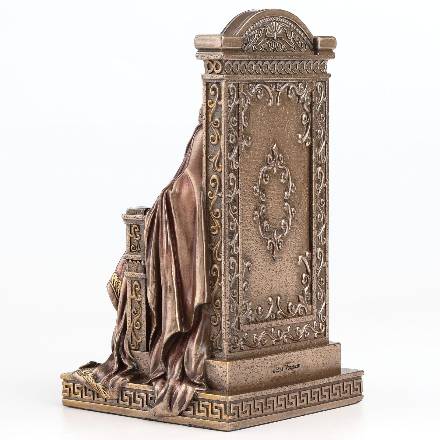 Veronese Design 6 1/8 Inch Greek God Zeus Cold Cast Resin Bronze Finish Sculpture