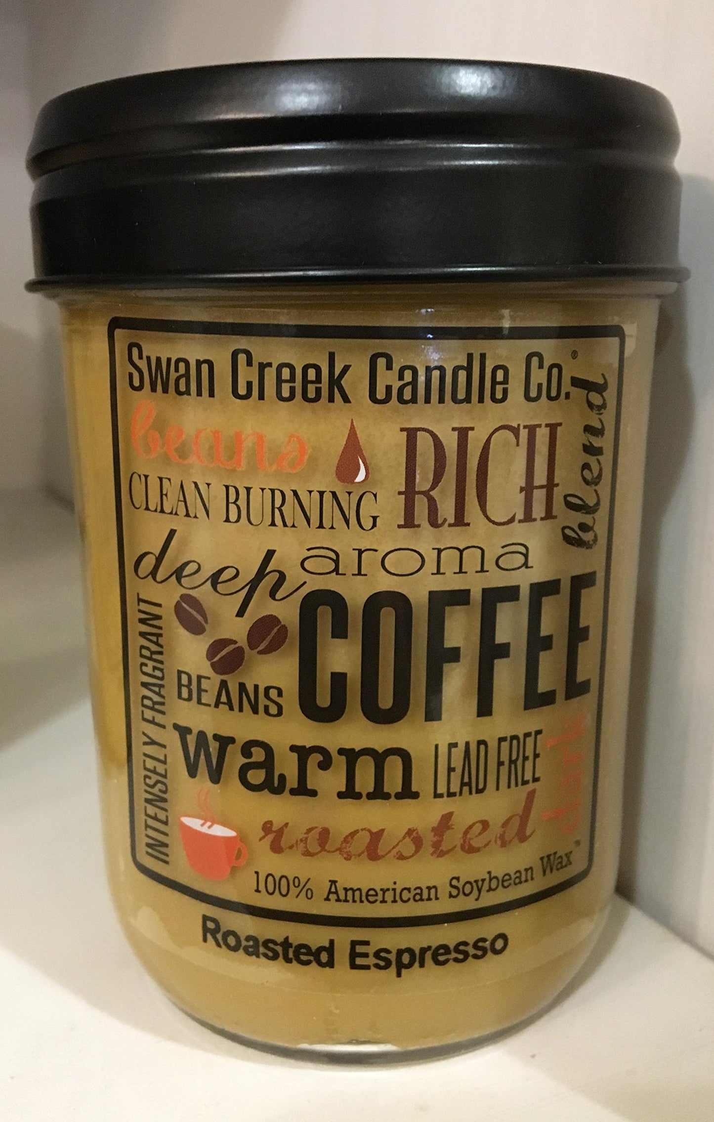 Swan Creek Candles Roasted Espresso 12 Oz