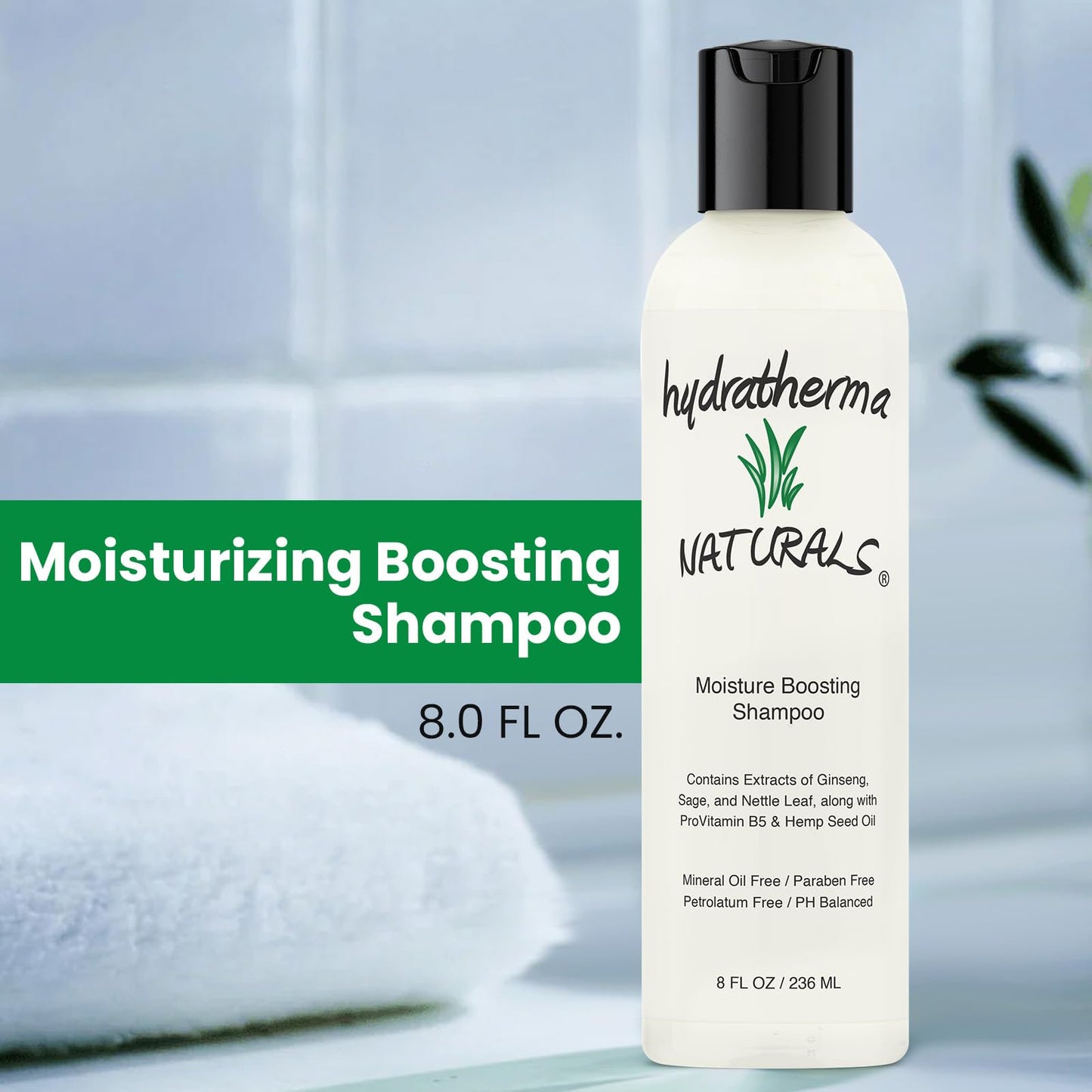 Hydratherma Naturals Moisturizing Boosting Shampoo, 8.0 fl. oz.