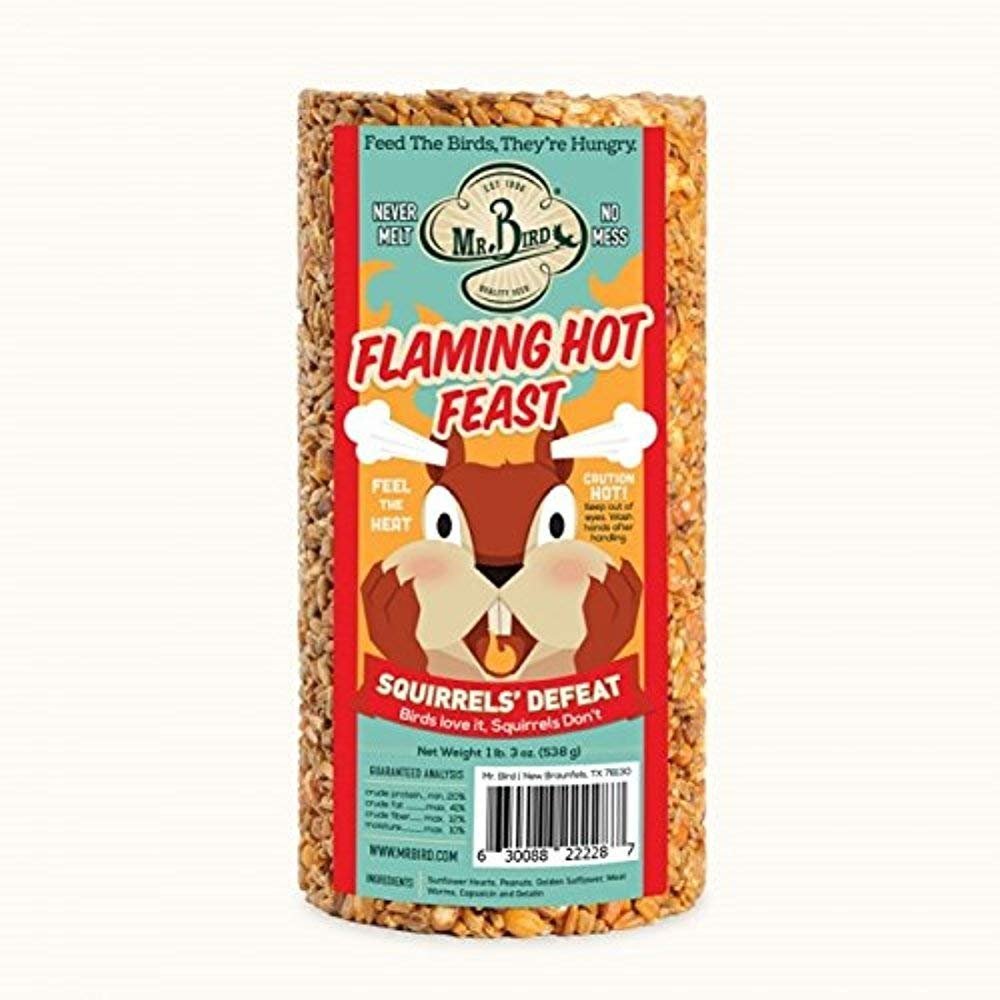 Mr. Bird Flaming Hot Feast Small Cylinder 19 oz.