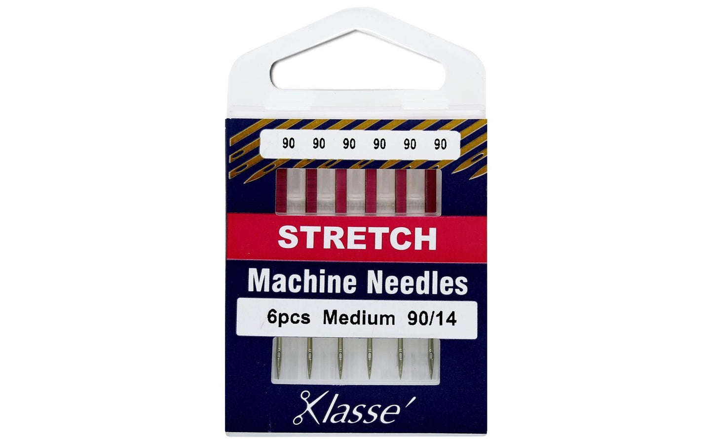 Klasse Machine Needle Stretch Size 90/14 6pc