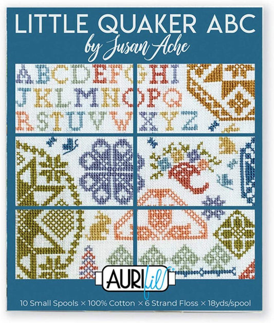Aurifil Designer Thread Collection-Susan Ache Little Quaker ABC, Assorted