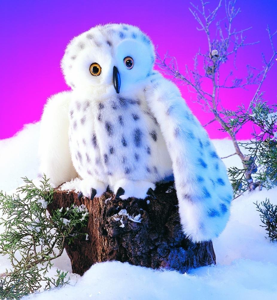 Plush Collectibles Folkmanis Snowy Owl Hand Puppet