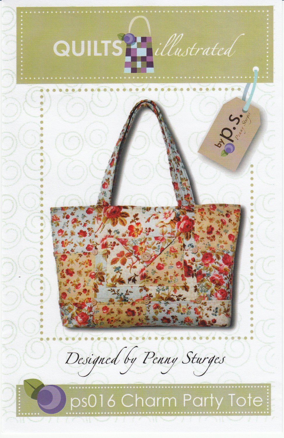 Quilts Illustrated Pattern: Charm Party Tote