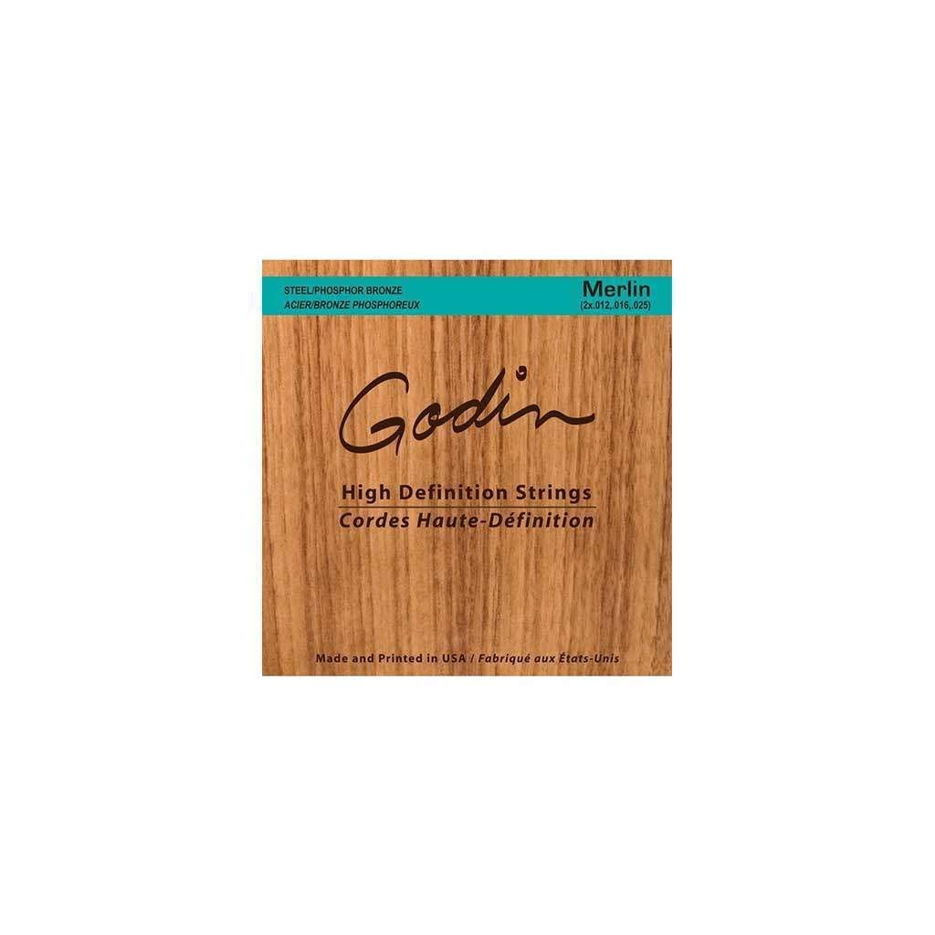 Seagull Guitars Merlin Strings - Steel/Phosphor Bronze Strings for M4