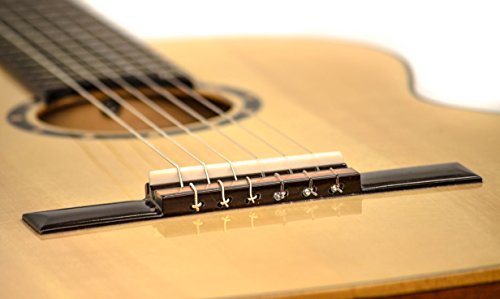 Ortega Guitars 6 String Family Series Pro Solid Top Acoustic-Electric Nylon Classical Guitar w/Bag, Left-Handed (RCE131L)