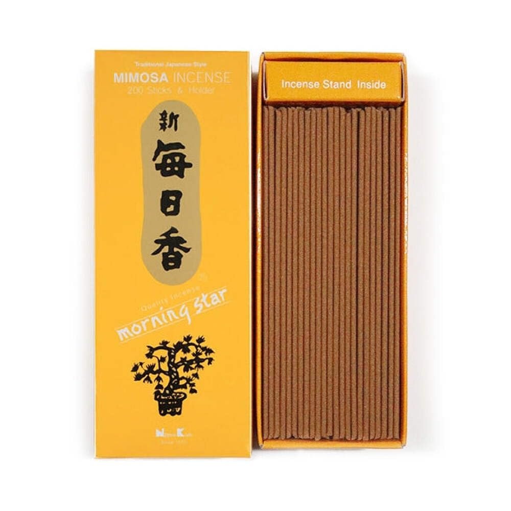 Mimosa 200 Sticks by Nippon KODO Japanese Quality Incense Since 1575