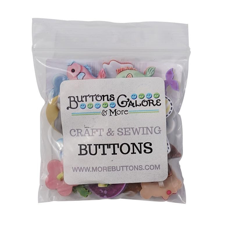 Zoo Animal Novelty Buttons – 50-Piece Assortment for Sewing, Scrapbooking & DIY Crafts – Lions, Monkeys, Zebras & Elephants