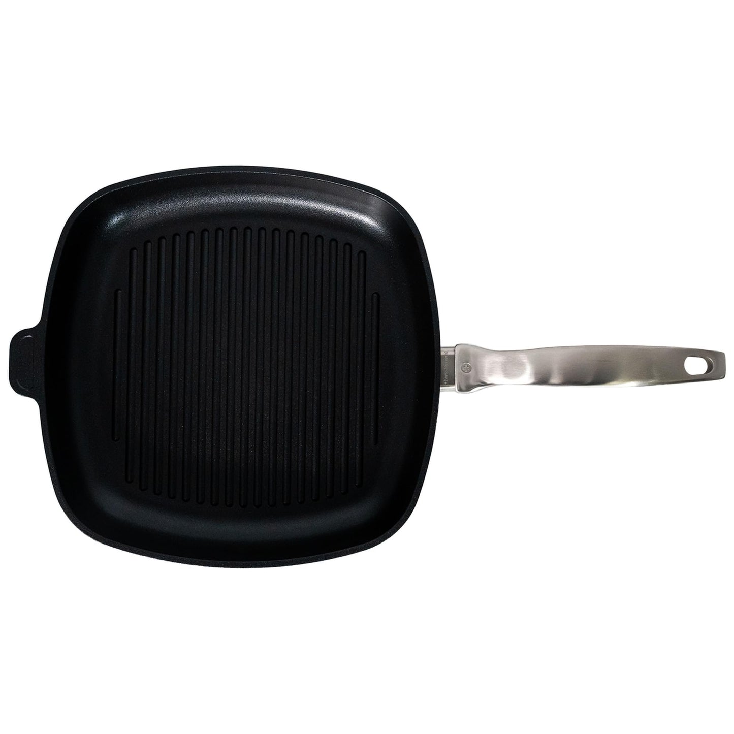 Swiss Diamond Nonstick Hybrid Ceramic and Diamond-Infused Square Grill Pan Dou Ceramic, Dishwasher & Oven Safe Up To 500 °F, 11 x 11-Inches