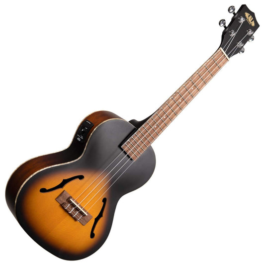 Kala Brand Music Co., 4-String Ukulele, Tobacco Burst Satin, Tenor (KA-JTE/2TS)
