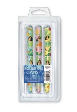 Island Hula Honeys Roller Gel Pens 3-Pack