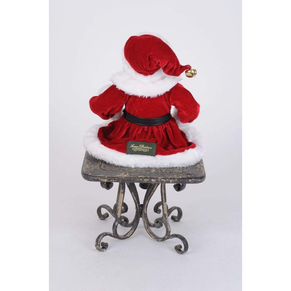 Karen Didion Originals Traditional Poseable Santas (Set of 2) Figurine, 17"