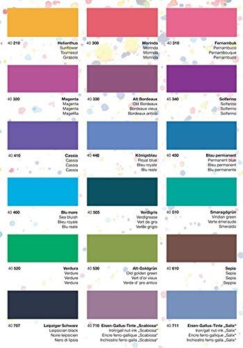 Rohrer & Klingner 50 ml Bottle Fountain Pen Ink, Leipziger Schwarz (Black)