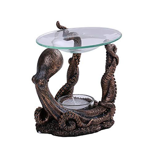 Pacific Giftware PT Octopus Aroma Resin Figurine Home Decor Oil Burner