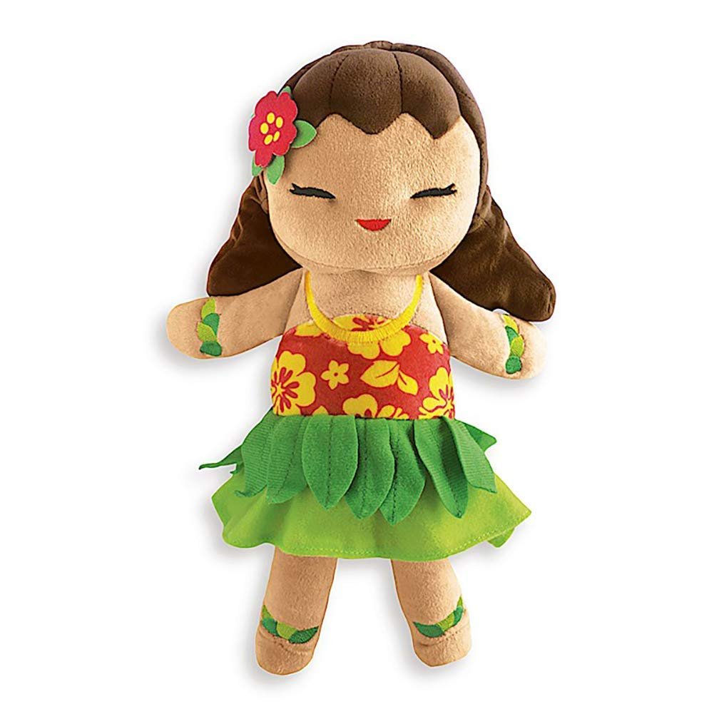 Welcome to the Islands Hawaii Style Plush Toy Island Yumi Aloha 8.5 W x 11.9 inch H