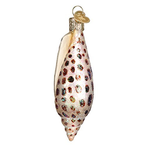 Old World Christmas Ornaments: Beach Shells Glass Blown Ornaments for Christmas Tree