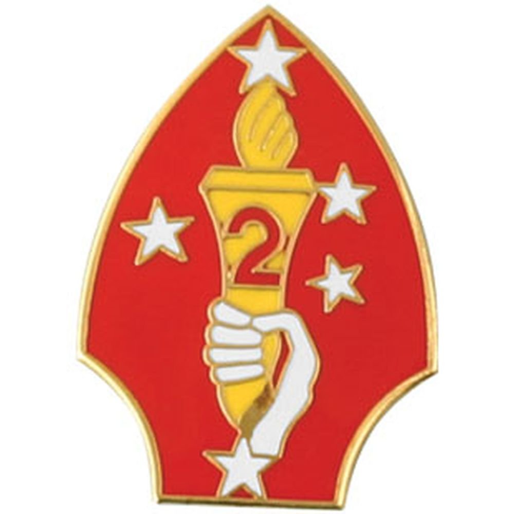 2nd Marine Division Lapel Pin