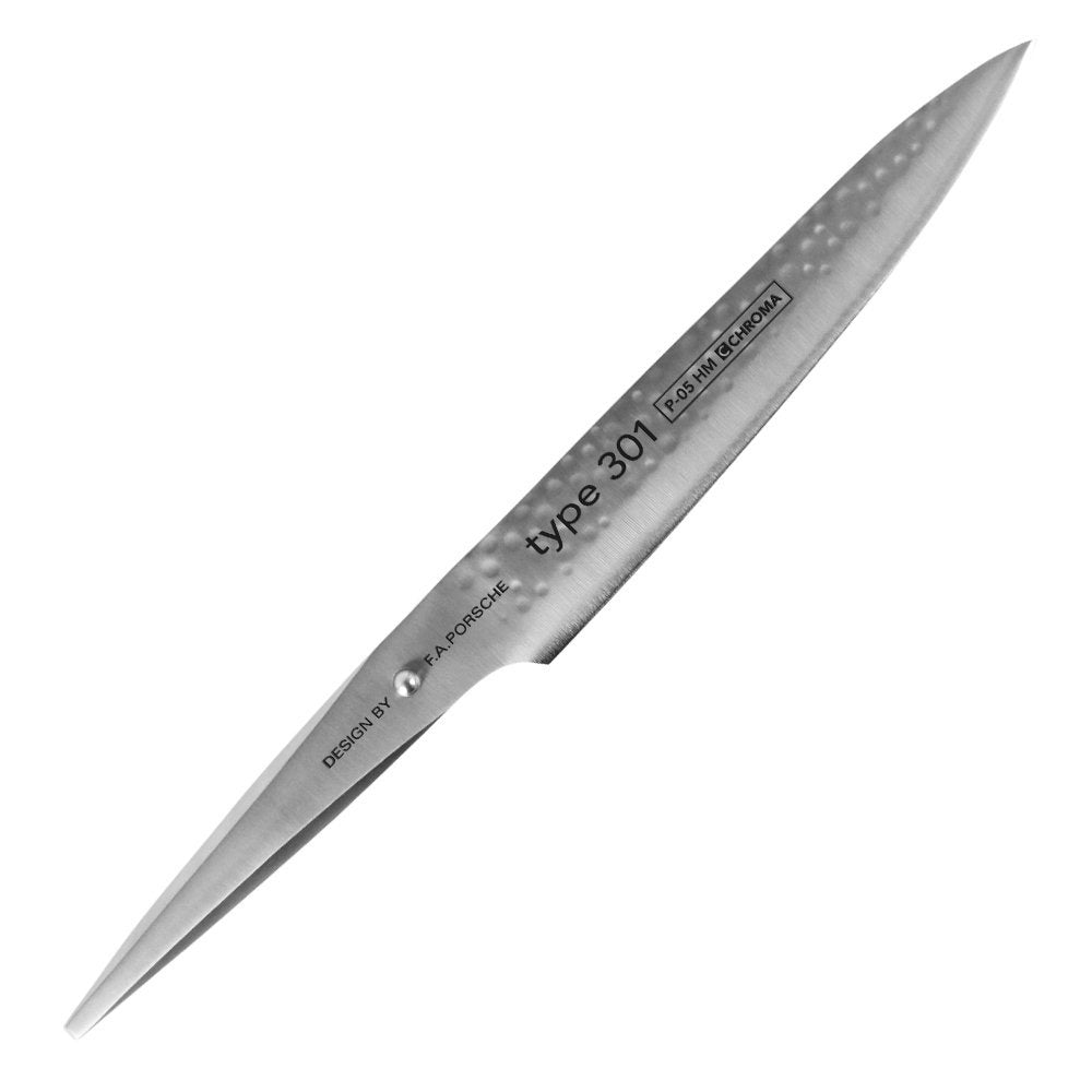Chroma P05Hm 8" Carving Knife Hammered Finish Kitcen Cutlery, 8", Multicolor