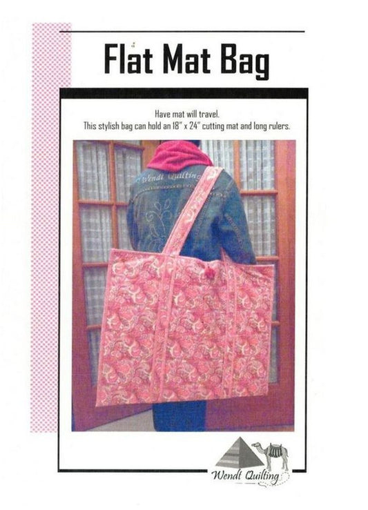 Wendt Quilting Flat Mat Bag Pattern, Carries Up to 18 Inch by 24 Inch Cutting Mat