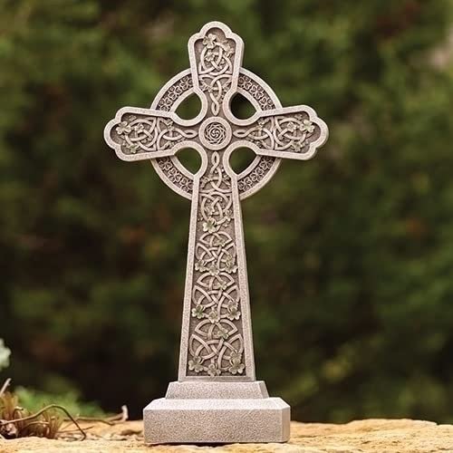 Roman Joseph's Studio, 20.5" H Celtic Garden Cross, Religious Outdoor Decor, Inspirational Gift