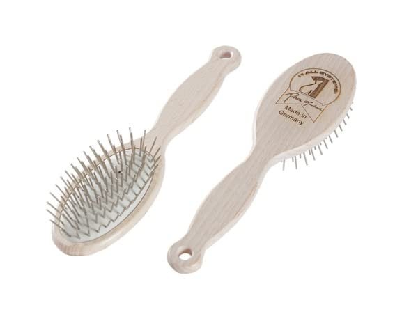 #1 All Systems 27mm Soft Pin Brush, White, Large