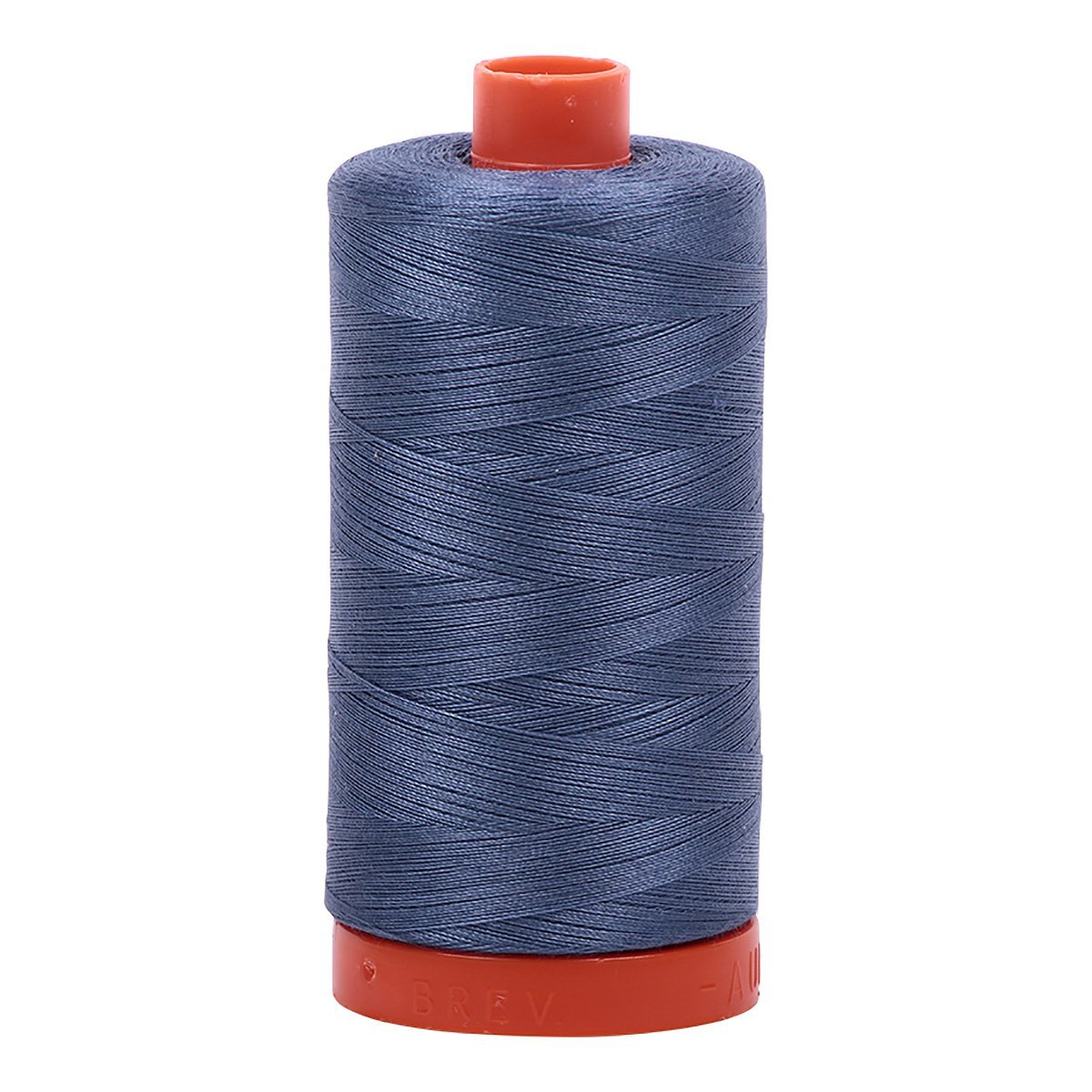 Aurifil Mako Cotton Thread Solid 50wt 1422yds Dark Grey Blue