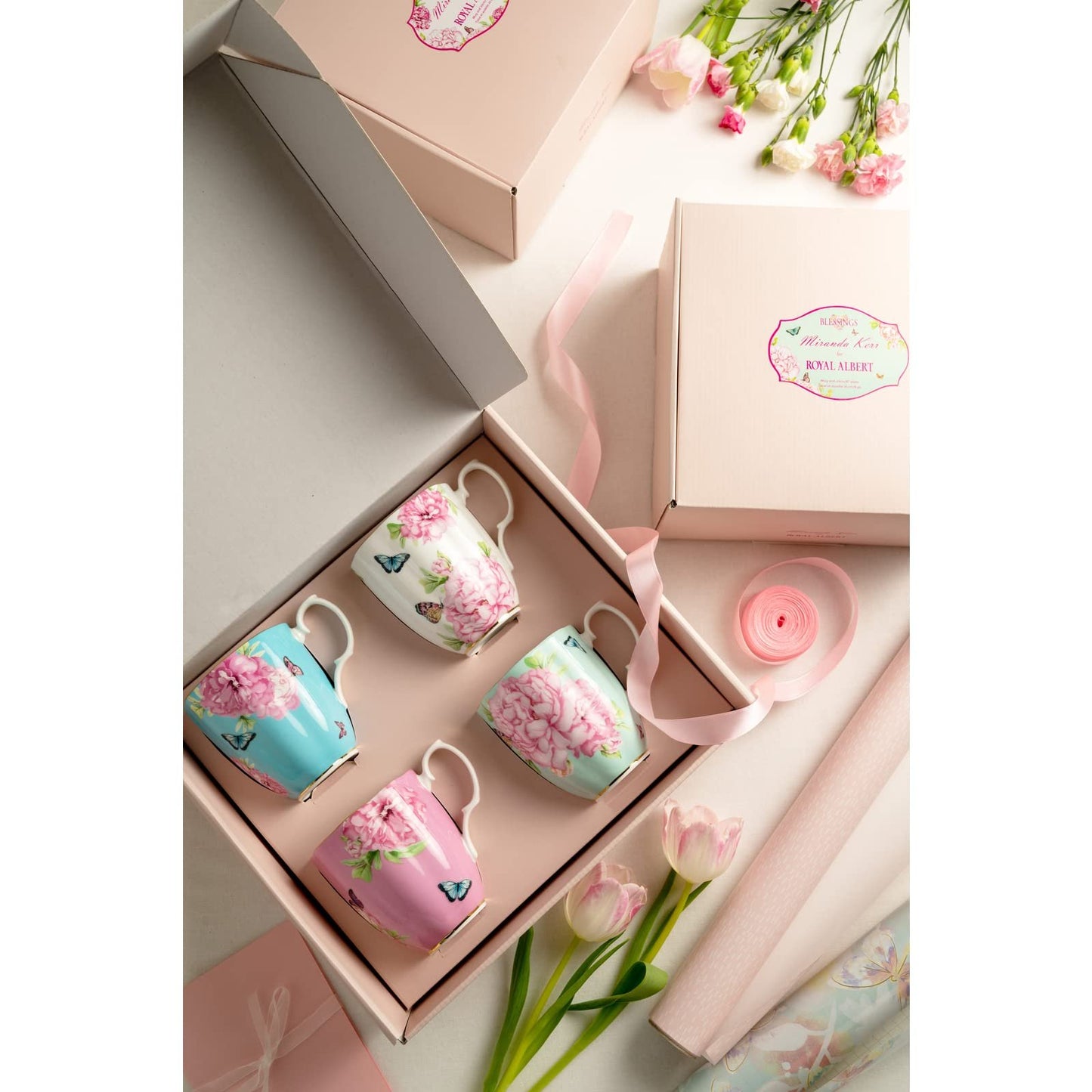 Royal Albert Miranda Kerr Friendship Mugs Set of 4