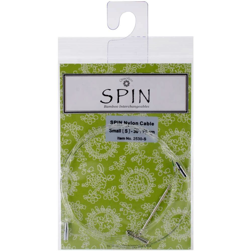 ChiaoGoo Cable 30 inch (75cm) with Key for Spin Interchangeable Small Knitting Needle Set 2530-S