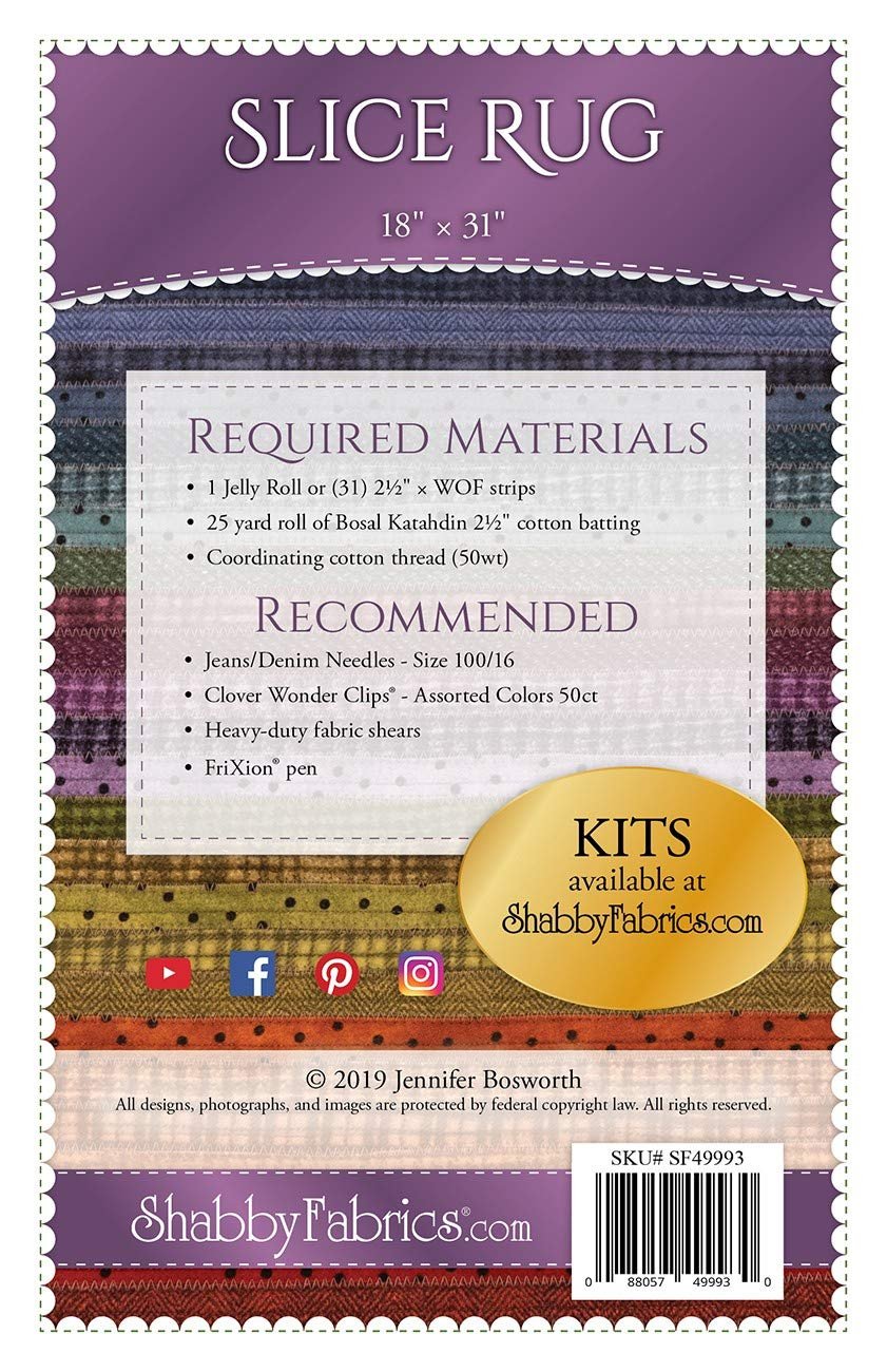 Slice Rug Pattern by Shabby Fabrics