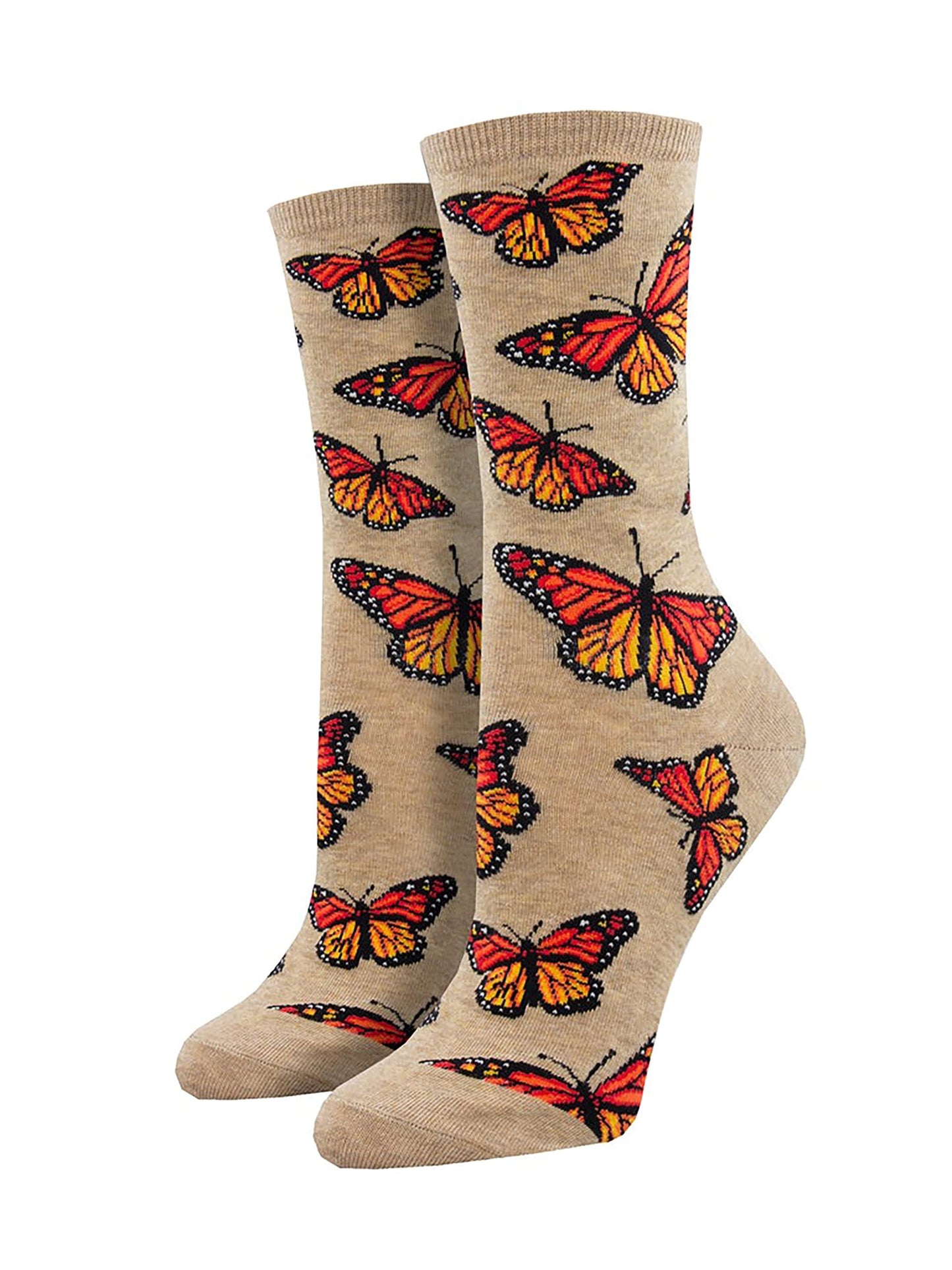 Socksmith Women's Social Butterfly Crew Socks