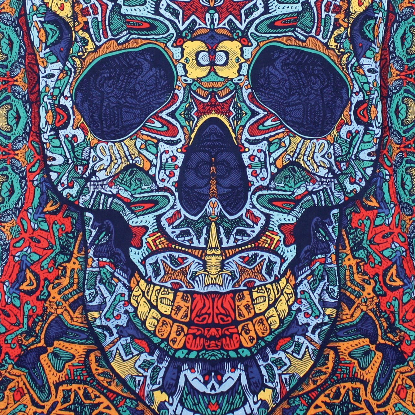 Sunshine Joy® 3D Skull Tapestry - Beach Sheet - Hanging Wall Art