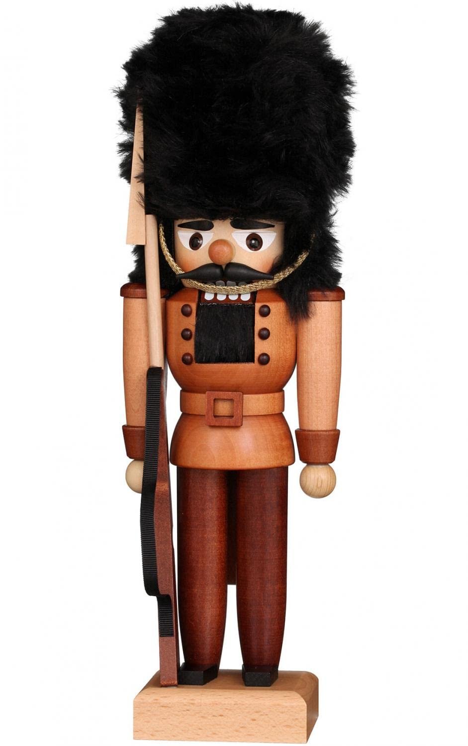 German Christmas Nutcracker - Wachsoldat natural - 29,5cm / 12 inch - Christian Ulbricht
