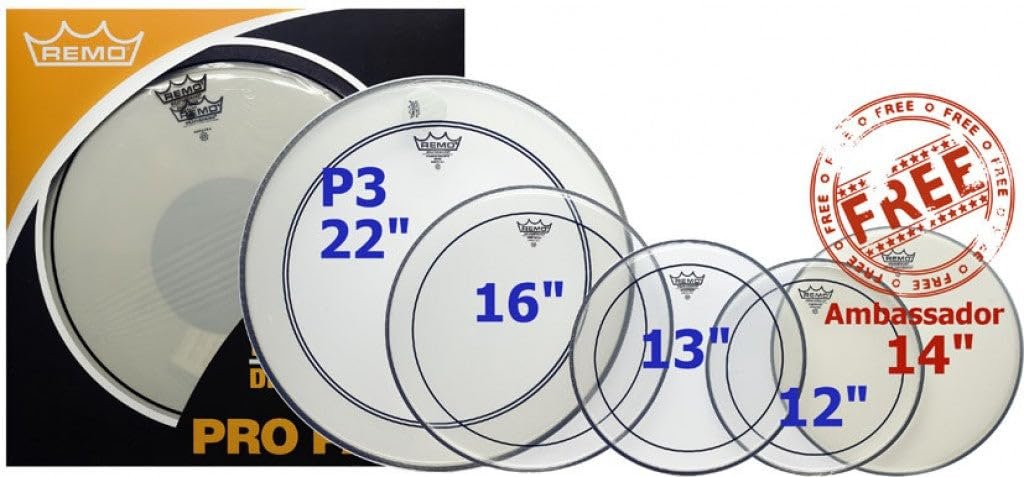 Remo Drumhead Pack (PP-0270-PS)