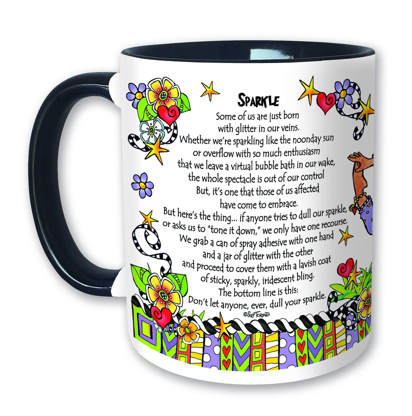 Suzy Toronto Sparkle Mug, Multicolor