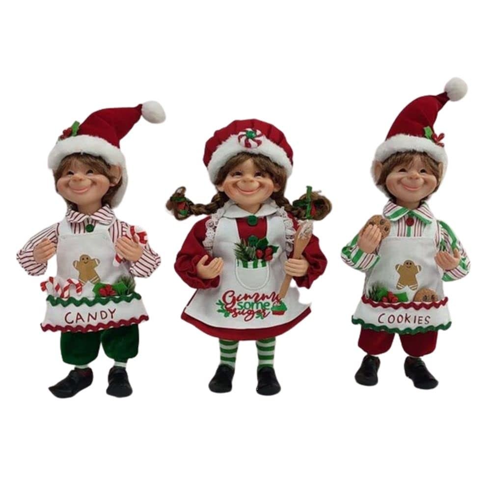 Karen Didion Sugar Rush Elf Set of 3