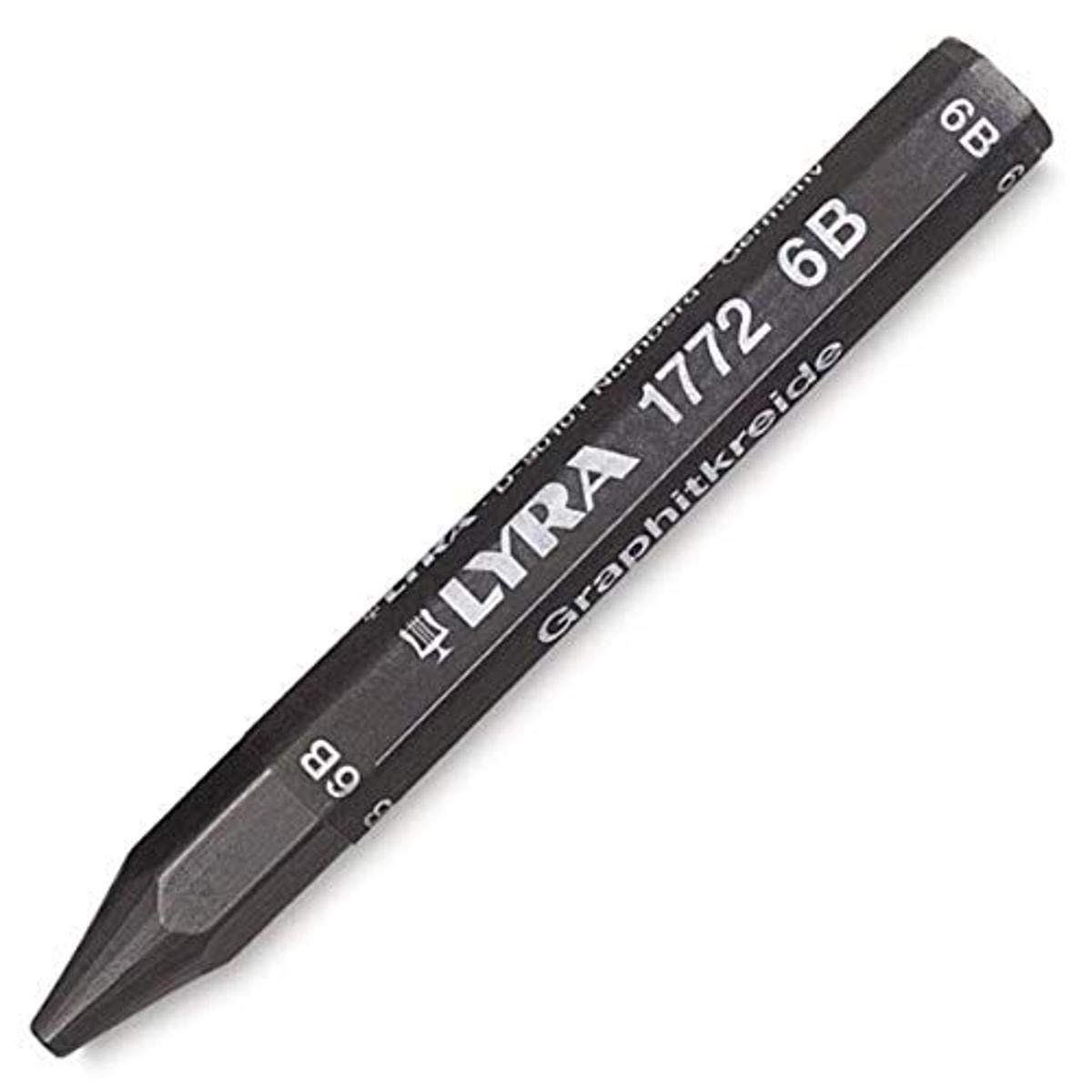 LYRA Graphite Crayons, 6B Hardness, Non Water-Soluble