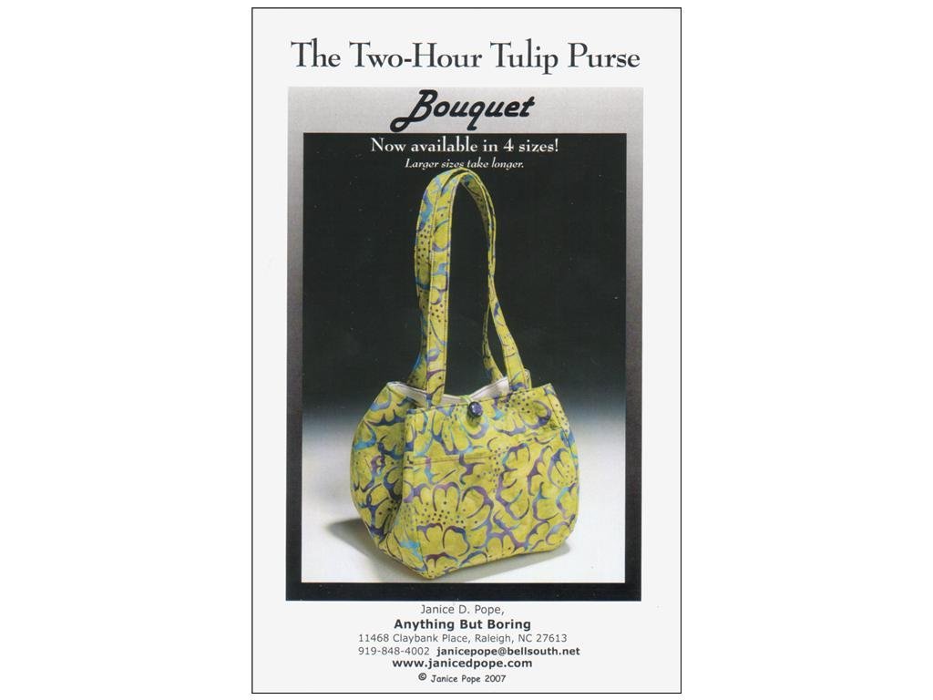 Anything But Boring The Two Hour Tulip Purse Pattern