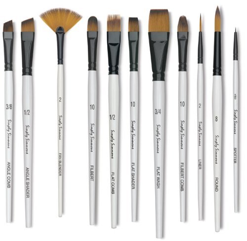 Robert Simmons Simply Simmons Brushes - Flat Washes - 3/4"