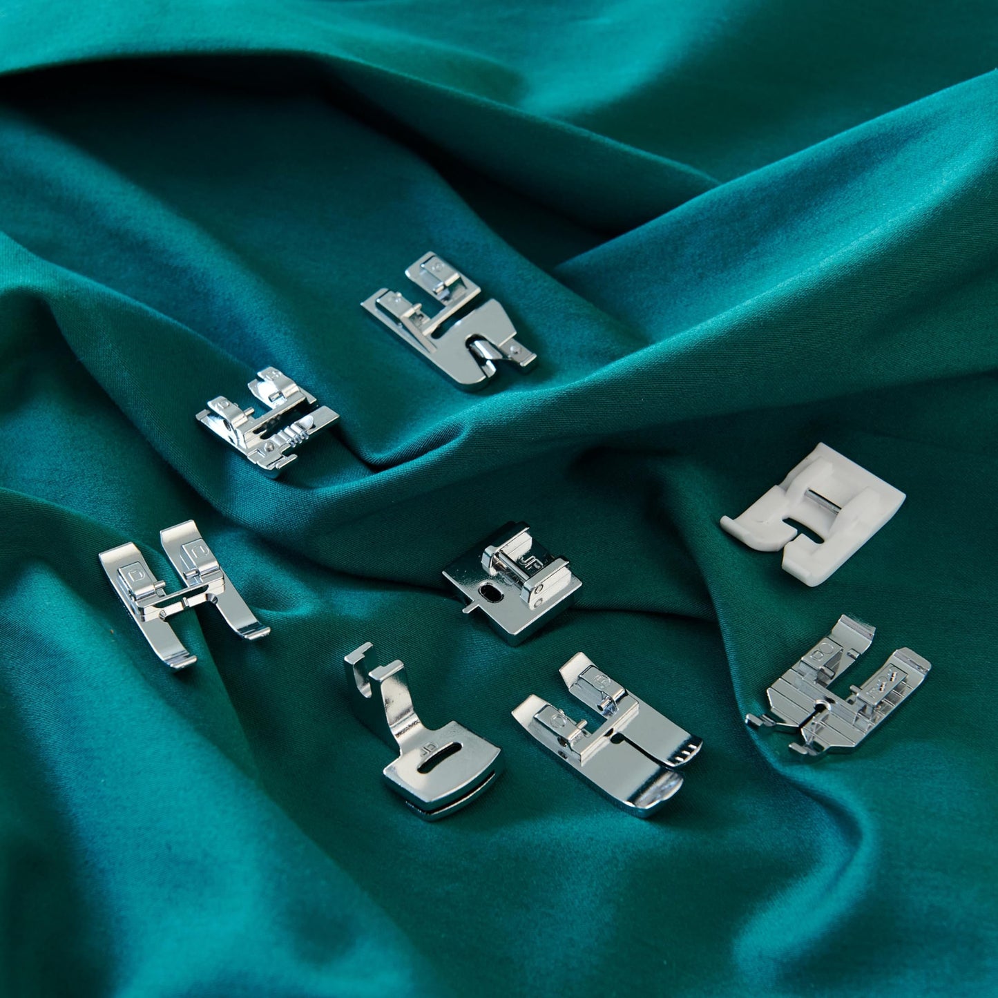 Bernette Presser Foot Set Decoration b77 / b79 / b79 Yaya Han Edition, Silver