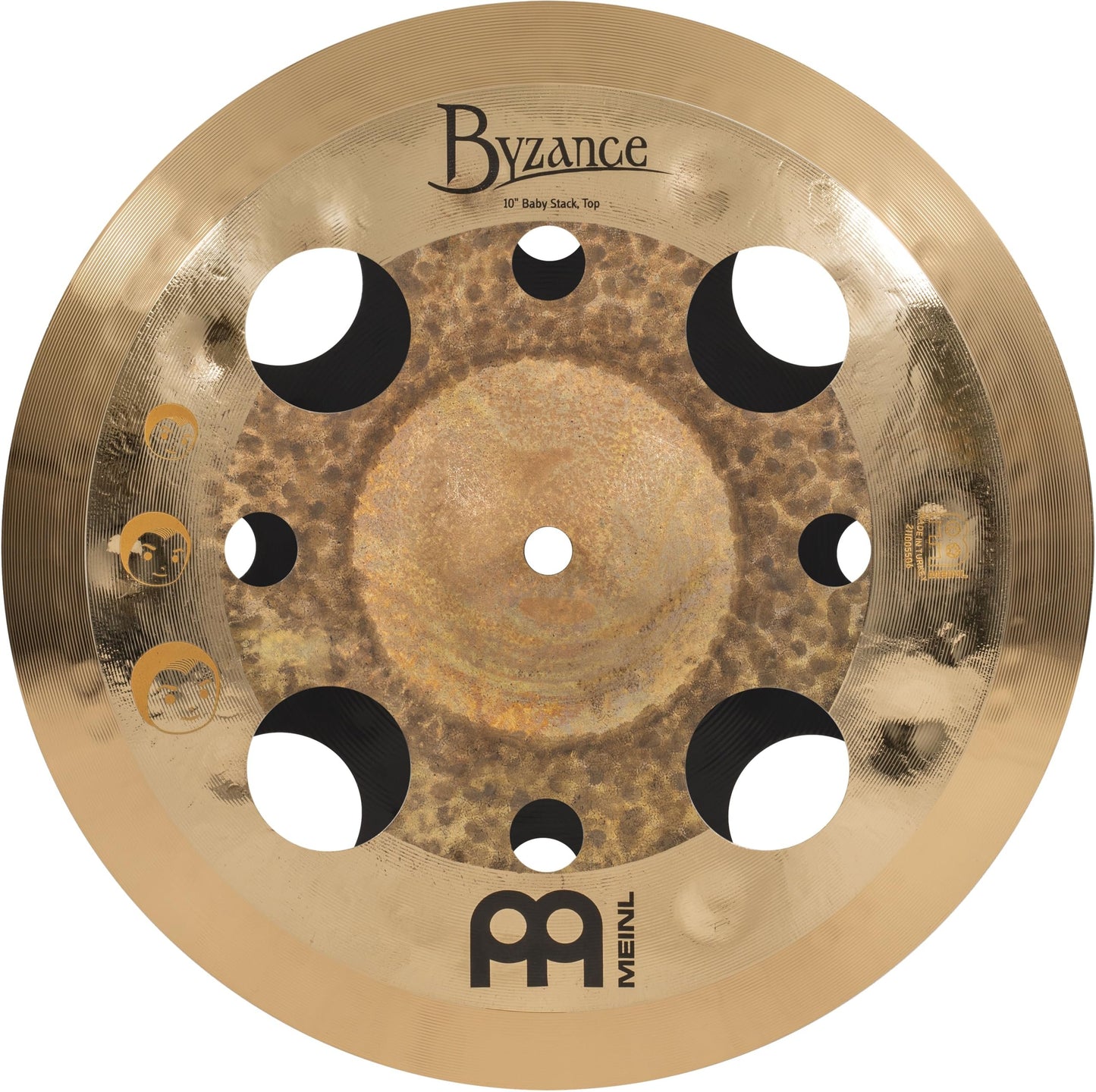 Meinl Cymbals Byzance Luke Holland 10"/12" Artist Concept Model Baby Stack Effect, 2-Year Warranty (AC
