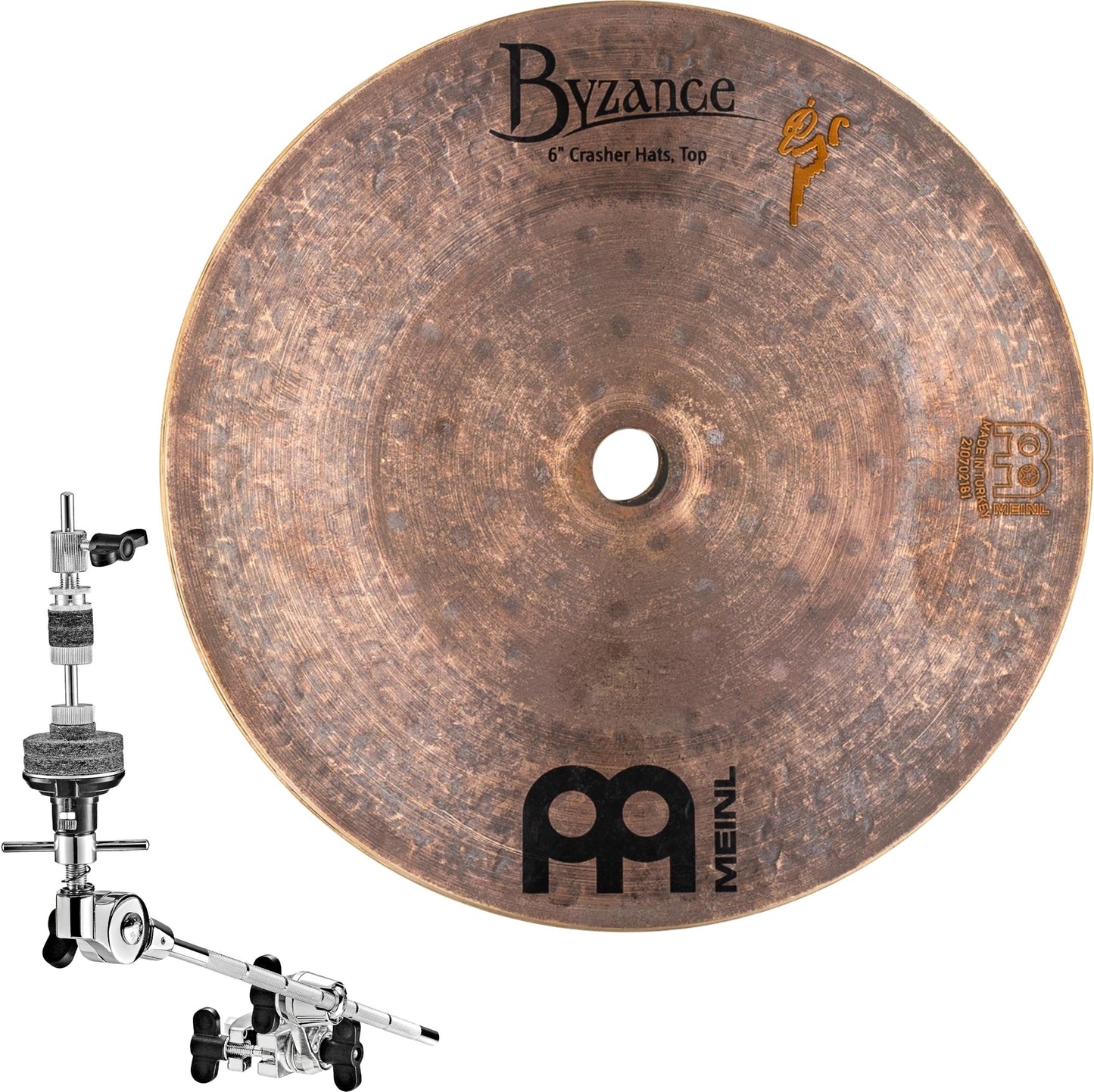 Meinl Cymbals Benny Greb 6" Artist Concept Model Crasher Hats Stack Effect, 2-Year Warranty (AC-6CRASHER)