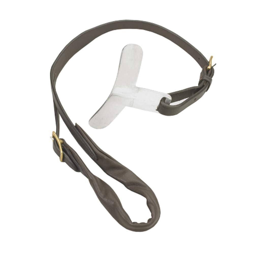 Camelot Pony Crupper with Block | Durable Adjustable T-Style Undertail Brown Tack Accessory with Buckles for Pony Saddle