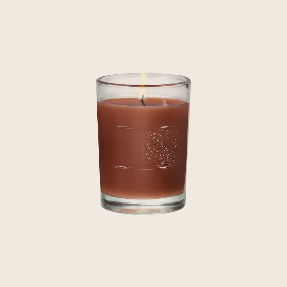Aromatique Cinnamon Cider Candle 2.7 Oz Glass Cinnamon Cider - Votive Glass Candle, Decorative Home Fragrance Aromatherapy Long Lasting Fragrance Perfect Fall Decoration Luxury Candle