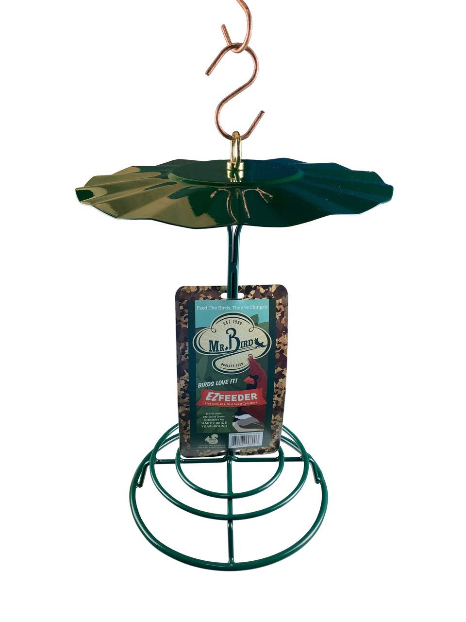 Mr. Bird Rain Guard 9.5 Inch Diameter - Keep Rain off Seed and Suet Cylinders