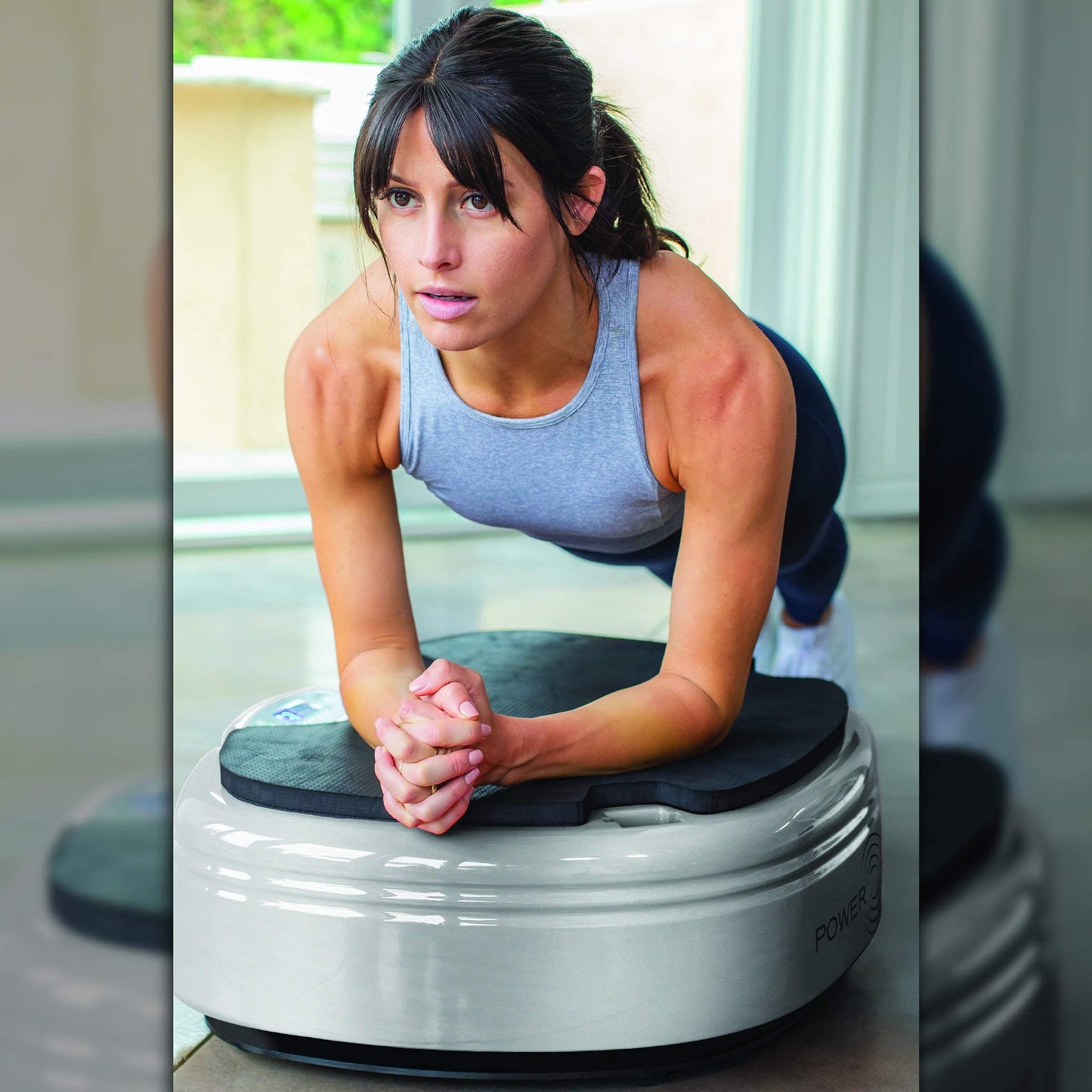 Power Plate Move Vibration Platform, Vibrating Plate to Increase Core Strength, Improve Balance and Stability