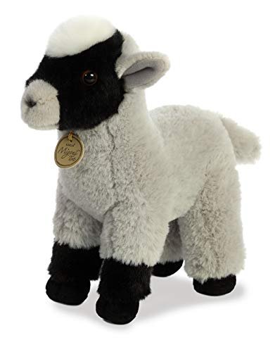 Aurora® Adorable Miyoni® Tots Goat Kid Stuffed Animal - Lifelike Detail - Cherished Companionship - Gray 11 Inches