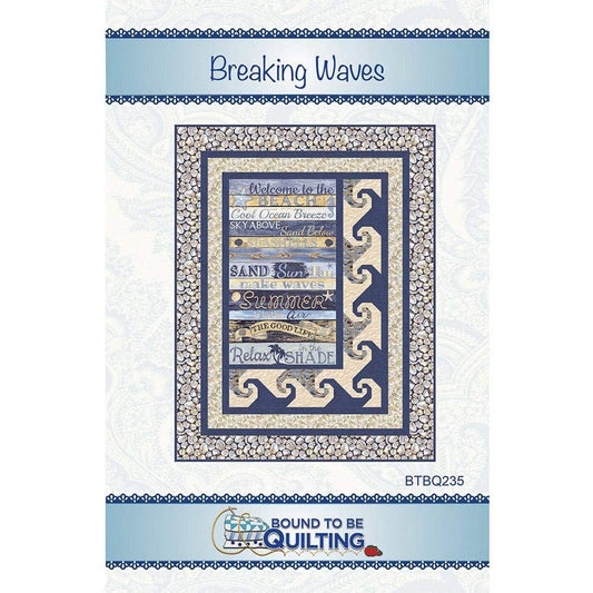 Breaking Waves Quilt Pattern by Bound To Be Quilting