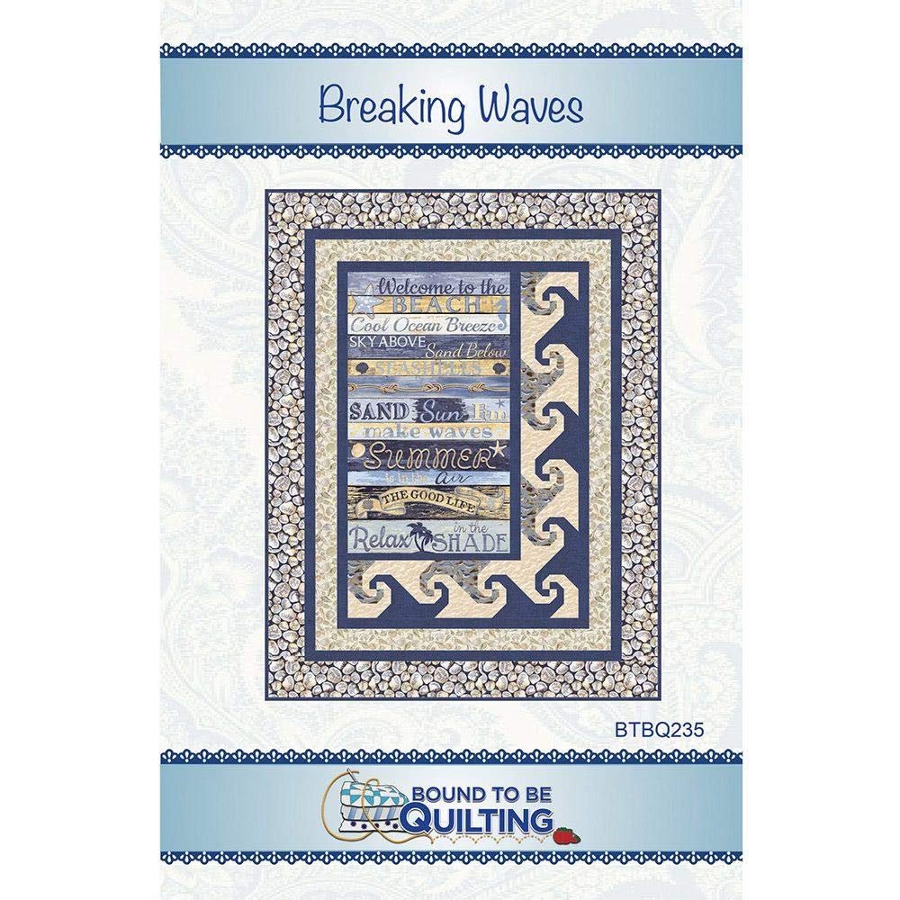 Breaking Waves Quilt Pattern by Bound To Be Quilting