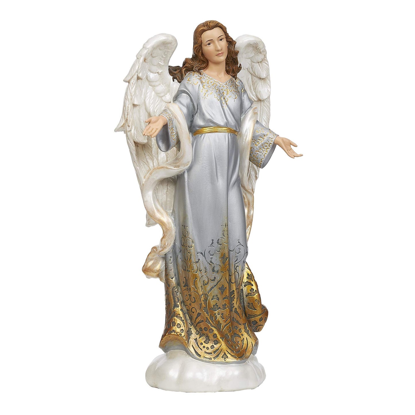 Joseph's Studio by Roman - Angel with Open Arms Figure, 12" H, Christmas Collection, Resin, Decorative, Home Decor, Durable, Long Lasting