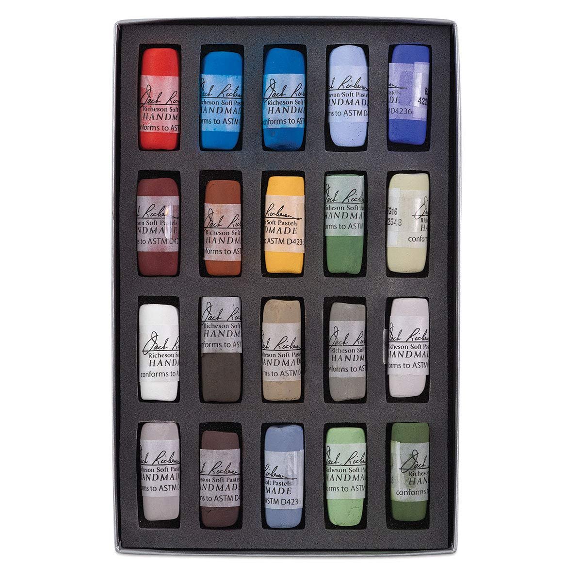 Jack Richeson 422934 Hand Rolled Soft Pastels, Nocturne